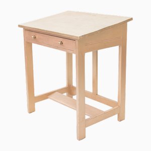 Lackierter Vintage Schreibtisch, 1950er