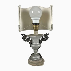 Lampe de Bureau Baroque du 18ème Siècle en Argent