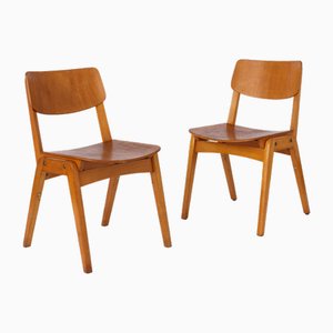 Vintage Chairs, Germany, 1960s, Set of 2