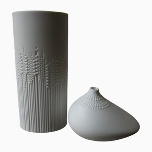 Porzellanvasen von Tapio Wirkkala für Rosenthal, 1970er, 2er Set