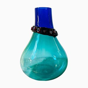 Moderne Incalmo Vase aus Muranoglas von Alfredo Barbini, 1960er