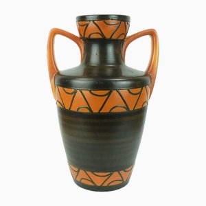 Vaso da terra Mid-Century in ceramica modello 681-45 Anfora, anni '60