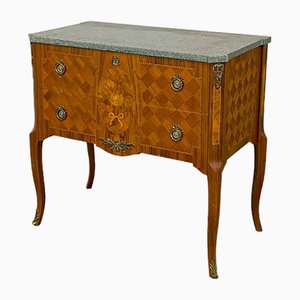 Gustavian Chest with Marble Top