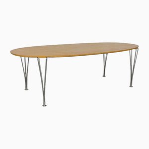 Grande Table de Salle à Manger Superellipse par Bruno Mathsson et Piet Hein pour Fritz Hansen