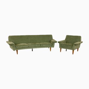 Sofa and Armchair Florida by Johannes Andersen for Trensum, 1960s, Set of 2