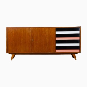 Credenza modello U-460 in quercia di Jiri Jiroutek, anni '60