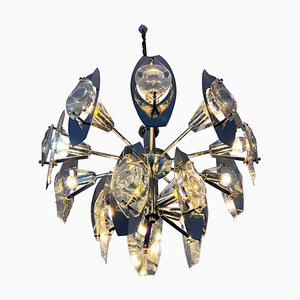 Mid-Centery Modern Chandelier attributed to Oscar Torlasco, 1960s