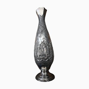 Vase Qajar Islamique Indo-Persan en Argent