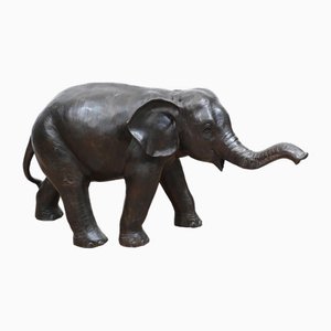 Grande Statue Éléphant de Jardin en Bronze