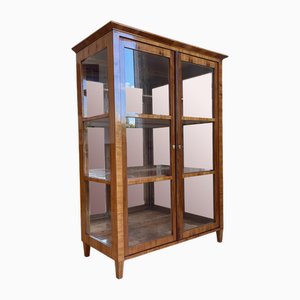 Vintage Biedermeier Showcase in Cherry