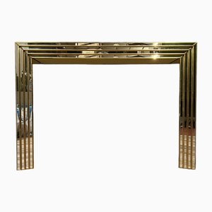 Art Deco Style Mirror Console with Geometric Shapes, 1970s