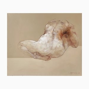Michal Bajsarowicz, Un desnudo, 2024, Acrílico sobre lienzo