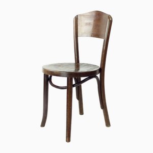 Bistrostuhl aus Bugholz, Michael Thonet zugeschrieben, Ehemalige Tschechoslowakei, 1940er