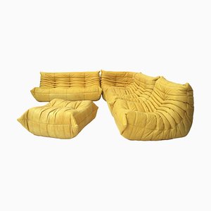 Mod. Togo Sofas by Michel Ducaray for Ligne Roset, 1970s, Set of 5
