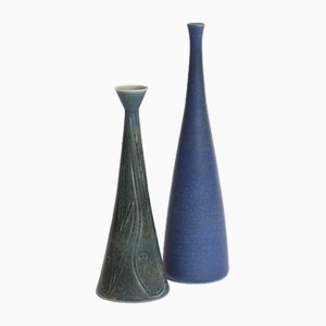 Swedish Vases by Karl-Harry Stalhane for Rötrand, 1950s, Set of 2