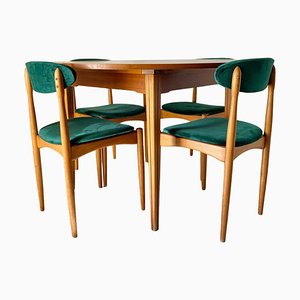 Mobilier de Salle à Manger Vintage, Italie, 1960s, Set de 5