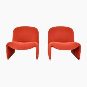 Alky Chairs attributed to Giancarlo Piretti for Anonima Castelli, 1970s, Set of 2