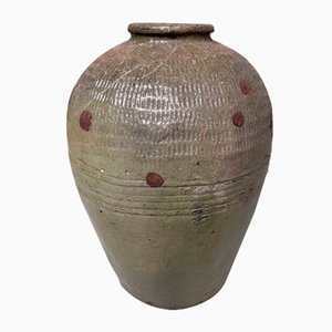 Meiji Period Tokoname (Tokoname) Tsubo Jar, Japan