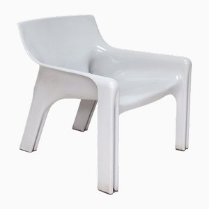 Fauteuil Vicario Gris par Vico Magistretti pour Artemide, 1970s