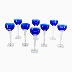 Moser Crystal Glasses, Set of 8