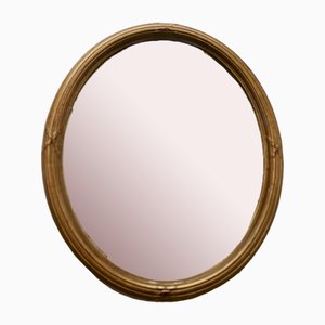 Italian Gilt Oval Mirror