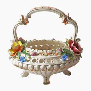 Mesa de comedor floral de V. Bassano, años 50