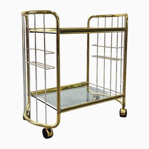 Serving Trolley in Gold