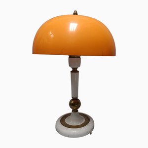 Lámpara de mesa Pop vintage de seda