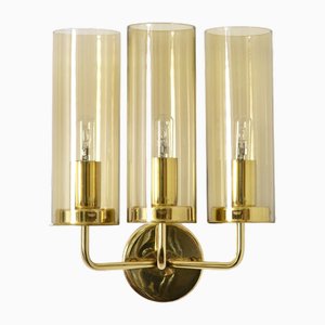 Swedish Brass Wall Sconce by Hans-Agne Jakobsson for Hans-Agne Jakobsson AB Markaryd, 1970s