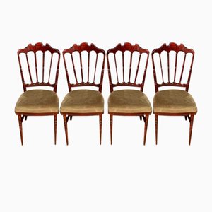 Chaises Chiavari par Giuseppe Gaetano Descalzi pour Spahn, Allemagne, 1960s, Set de 4