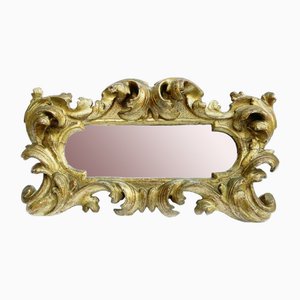 Specchio dorato con intaglio a cartiglio, Italia, fine '600