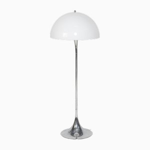 Lampadaire Panthella Vintage en Argent par Verner Panton pour Louis Poulsen