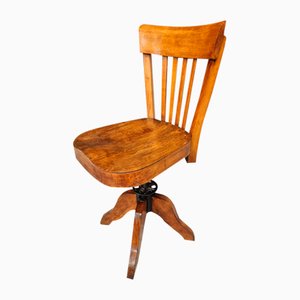 Beech Desk Chair from Fischel, 1920s