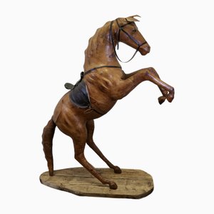Life Size Arts and Crafts Leather Model of a Horse, 1920s