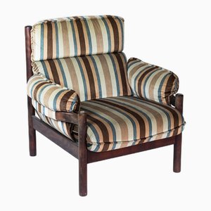 Fauteuil Vintage Stripped, 1960s