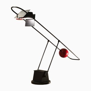 Lampe de Bureau Postmoderne attribuée à la Maison Lucien Gau, 1980s