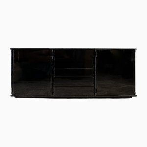 Vintage Italian Black Sideboard by Gianfranco Frattini for Molteni, 1970s