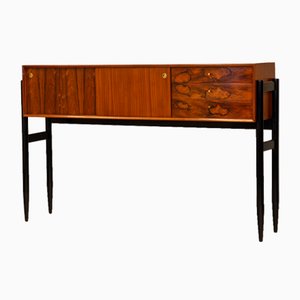 Britisches Mid-Century Palisander Sideboard aus Sapele