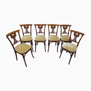 Dining Chairs attributed to Jakob & Josef Kohn, 1900s, Set of 6