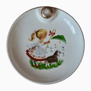 Piatto da bambino Salin in ceramica, anni '60