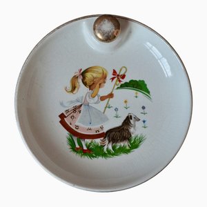 Salin Ceramic Infant Plate, 1960s