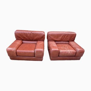 Set of Lounge Chairs by Jonathan De Pas, Donato Durbino and Paolo Lomazzi, 1970s