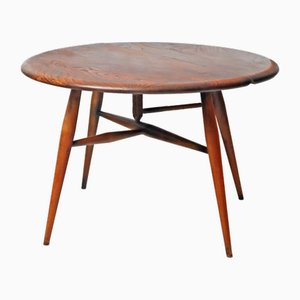 Englischer Beistelltisch aus Buche & Ulmenholz von Lucian Ercolani für Ercol, 1960er