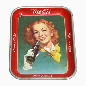 Coca-Cola Tablett, USA, 1950er