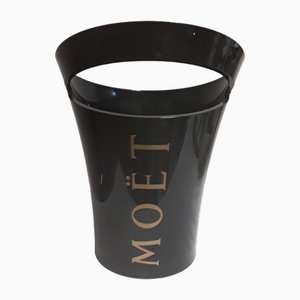 Vintage French Champagne Cooler in Black Plastic from J M Gady for Moet, 2000s