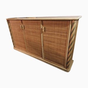 Vintage Bamboo Sideboard