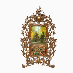 Antique Picture Frame in Bronze, 1850