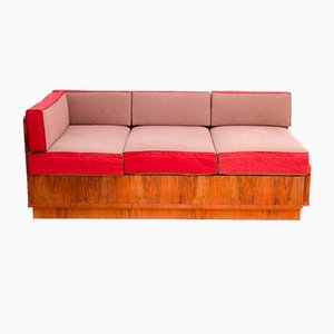 Art Deco Sofa, Ehemalige Tschechoslowakei, 1930er