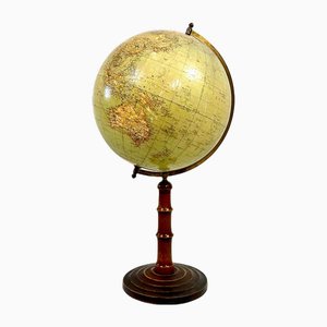 Globe Terrestre Art Déco de Paul Räth & Dr. A. Krause, Allemagne, 1920s