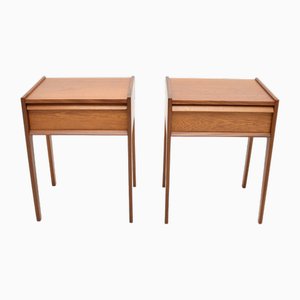 Teak Bedside Tables attributed to Younger, 1960s, Set of 2